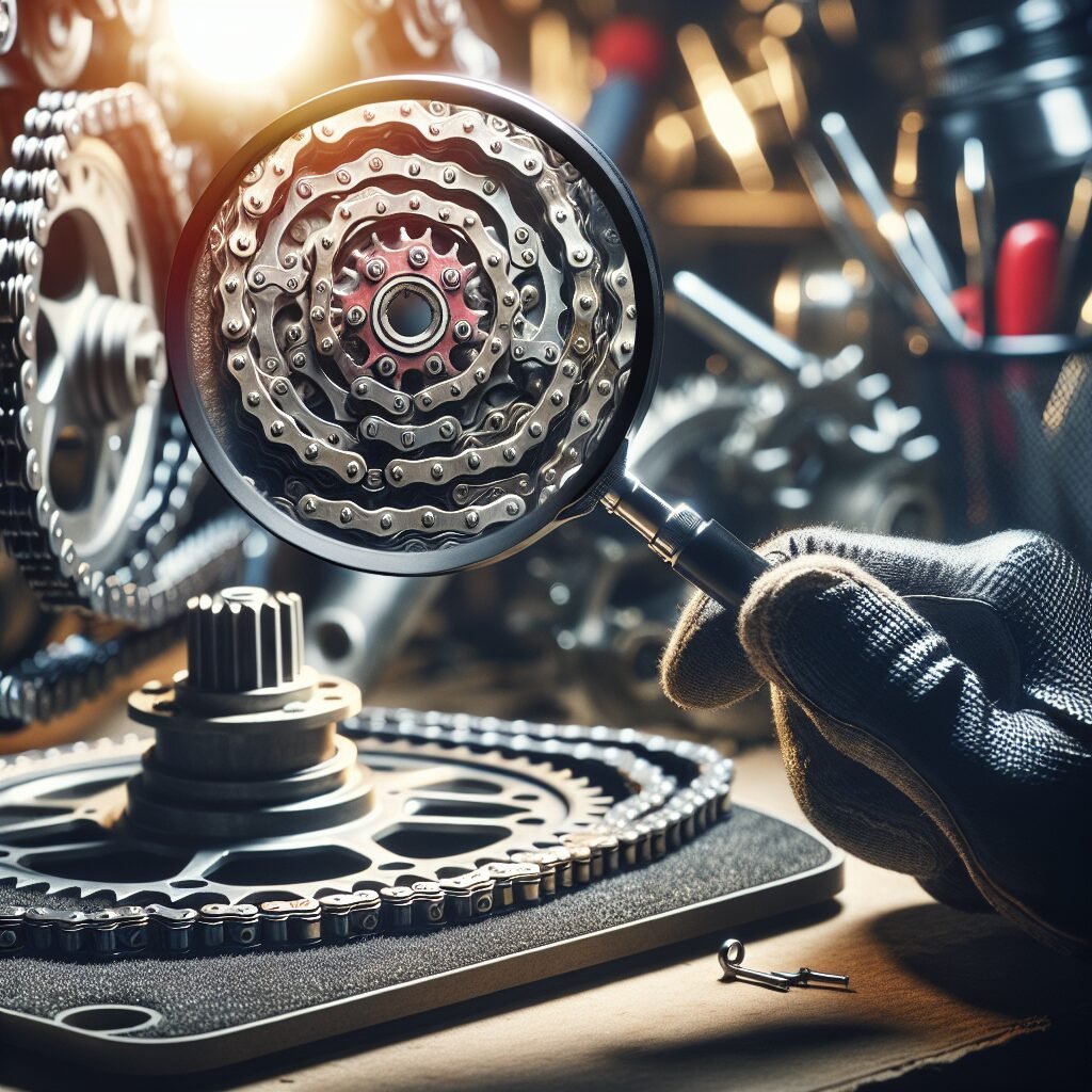 Technical aspects of motorcycle chains and sprockets