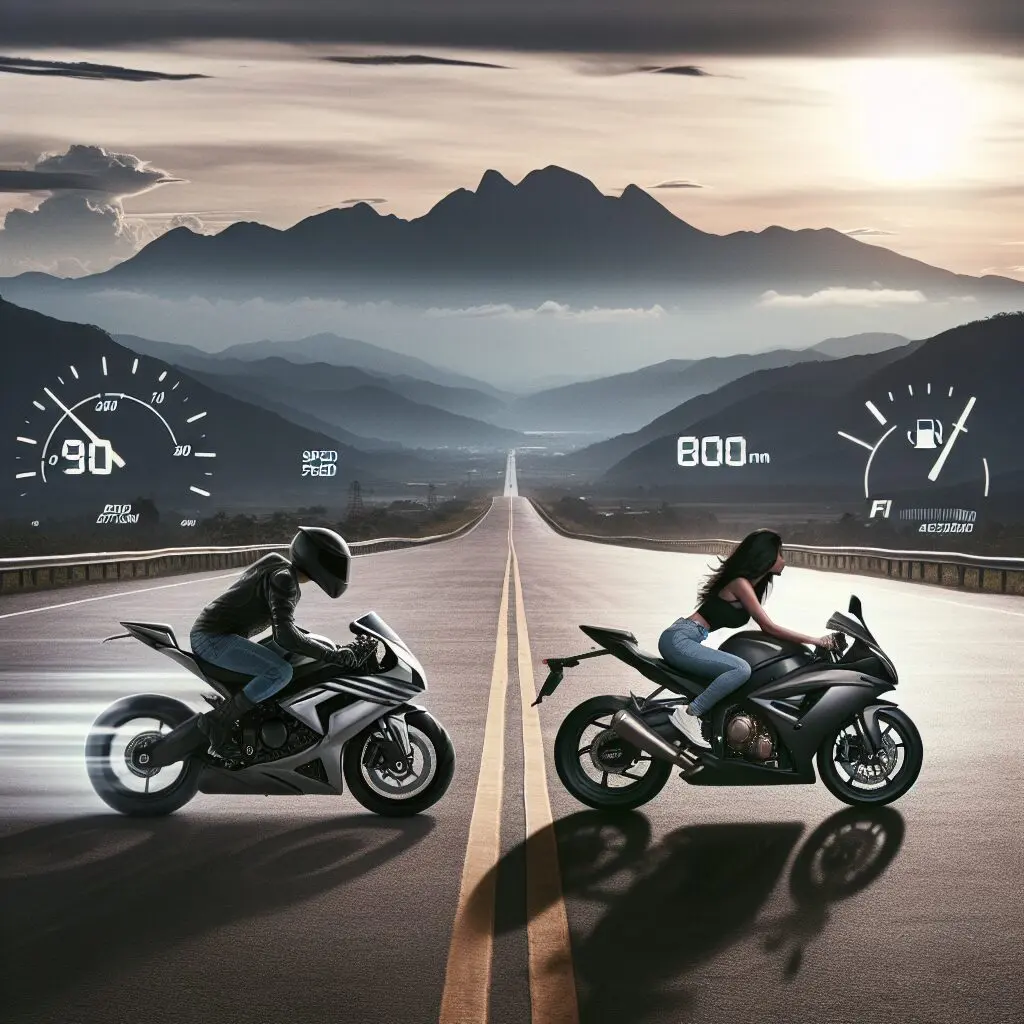 Diferentes estilos de conducción de motocicletas en carretera colombiana.